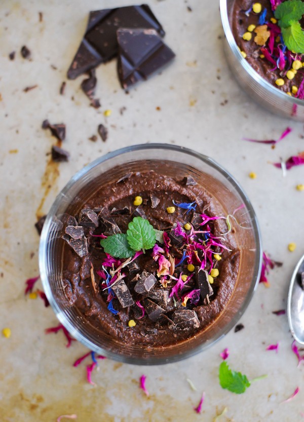 Vegansk chokladpudding - Baka Sockerfritt