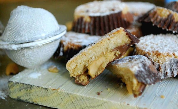 Bästa och hälsosamma Peanut Butter Cups - Baka Sockerfritt
