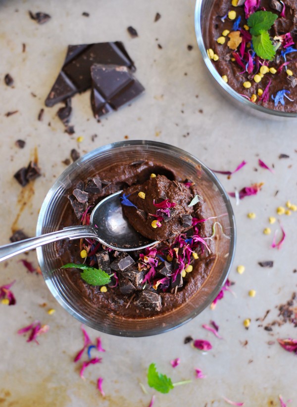 Vegansk chokladpudding - Baka Sockerfritt