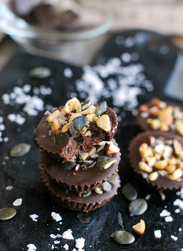 Fudge med 3 ingredienser (vegansk) - Baka Sockerfritt
