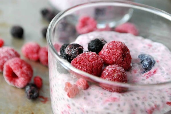 Lyxig chiapudding med bär (sukrin) 9