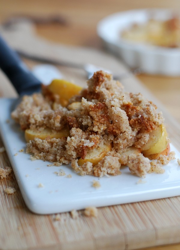 Smulpaj - med äpple och kanel - Baka Sockerfritt