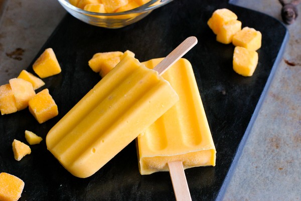Mangoglasspinnar - Baka Sockerfritt Mangoglasspinnar - Baka Sockerfritt