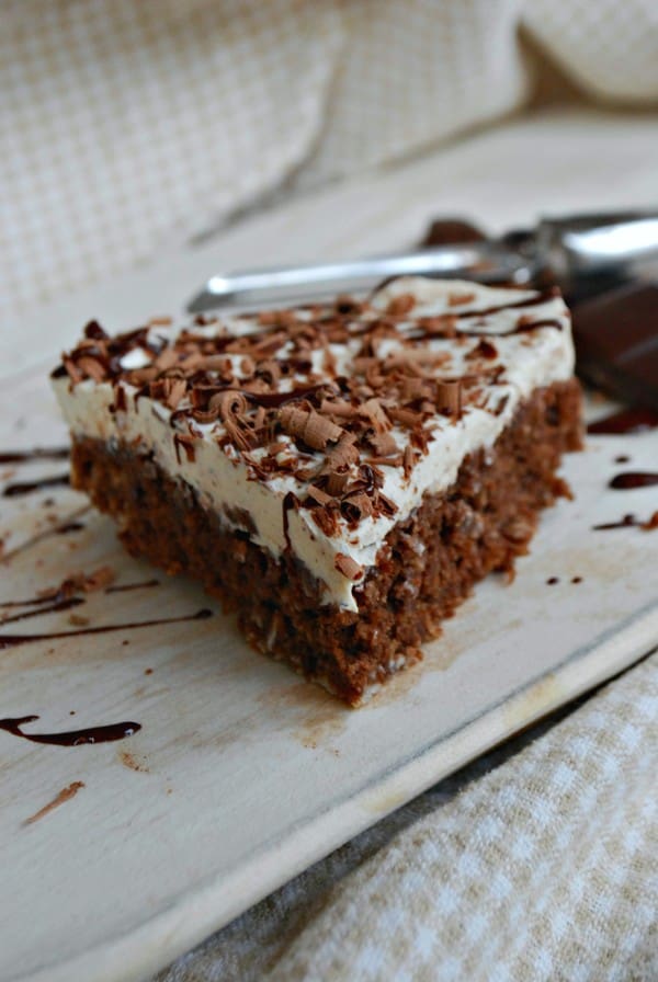 Hälsosam chokladkaka med kaffefrosting - Baka Sockerfritt