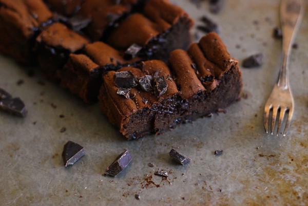 Double chocolate brownie cake - igen! - Baka Sockerfritt