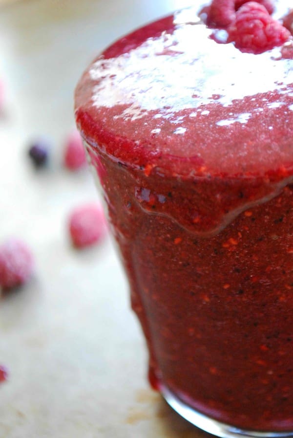 Mejerifri smoothie med chiafrön - Baka Sockerfritt