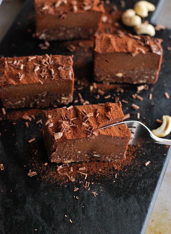 No bake chokladfudgedessert - Baka Sockerfritt