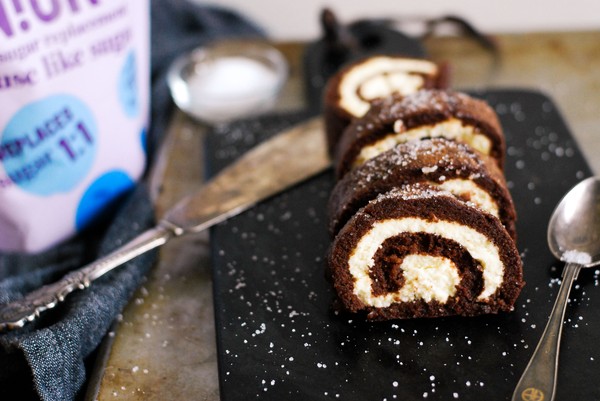 Glutenfri Drömrulltårta - Baka Sockerfritt