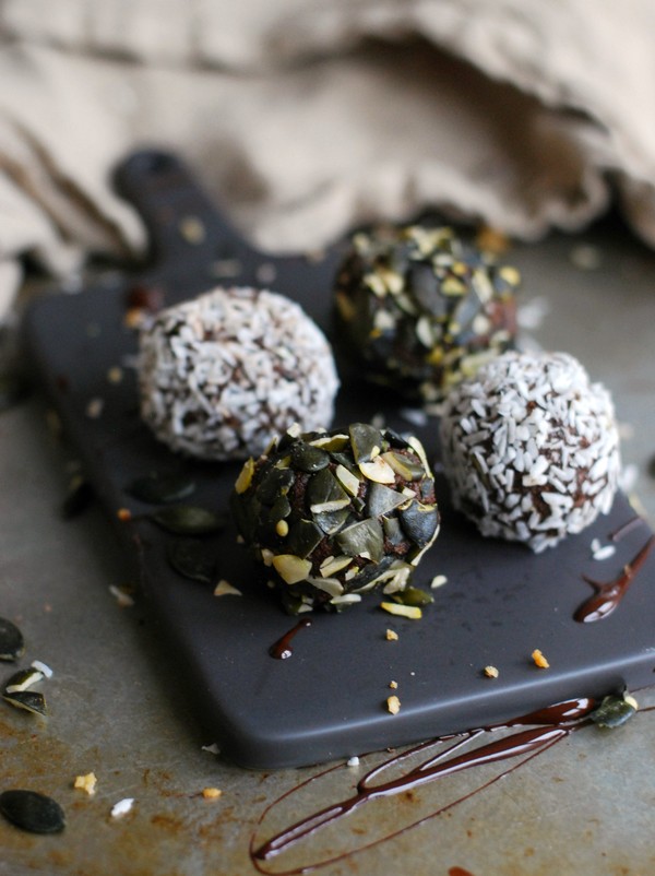 Supergoda chokladbollar inför en intensiv vecka - Baka Sockerfritt