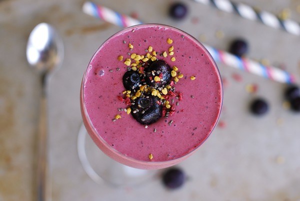Fräsch smoothie för en sjukling - Baka Sockerfritt