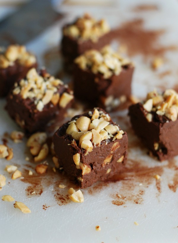Jordnötsfudge - Baka Sockerfritt