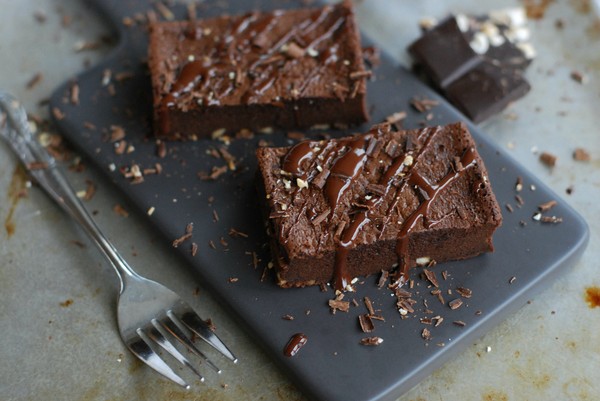 Hälsosam brownie utan mjöl - Baka Sockerfritt