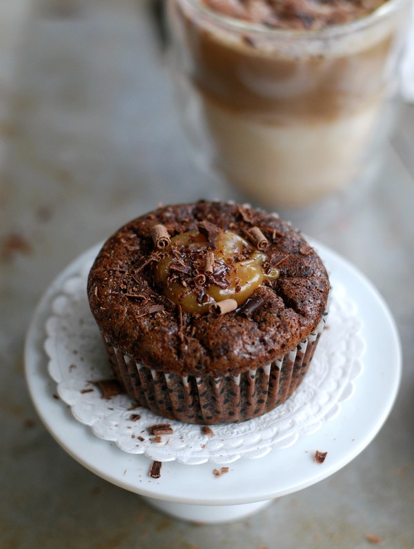 Chokladmuffins med karamell - Baka Sockerfritt