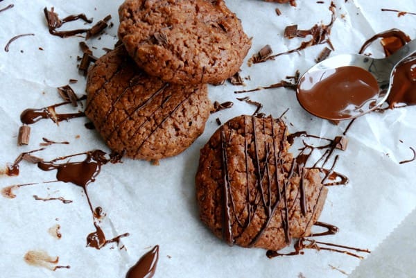 Hälsosamma Nutellacookies - Baka Sockerfritt