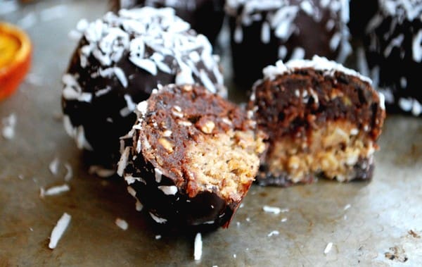 Tvåfärgad chokladboll - Baka Sockerfritt