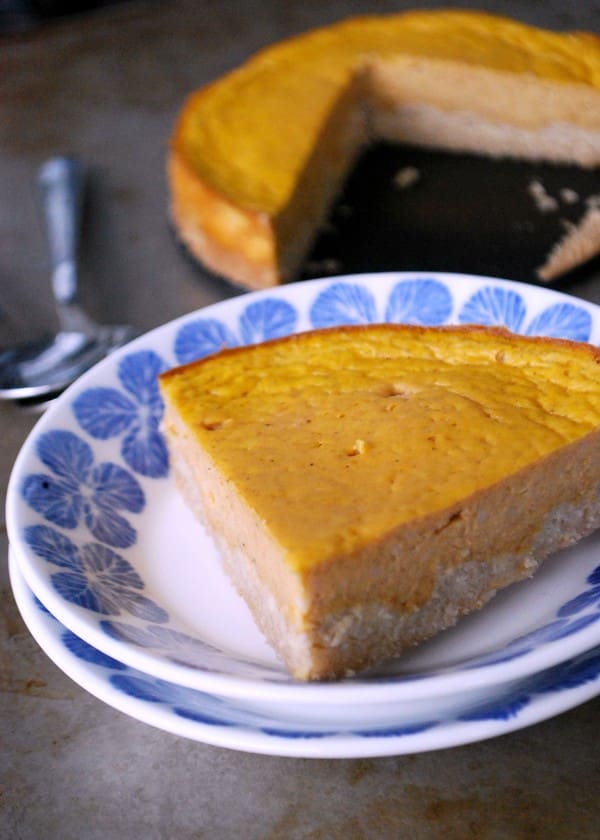 Pumpacheesecake - Glutenfri - Baka Sockerfritt