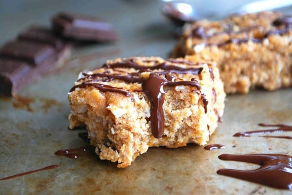 Chocolate chip peanut snack - Baka Sockerfritt