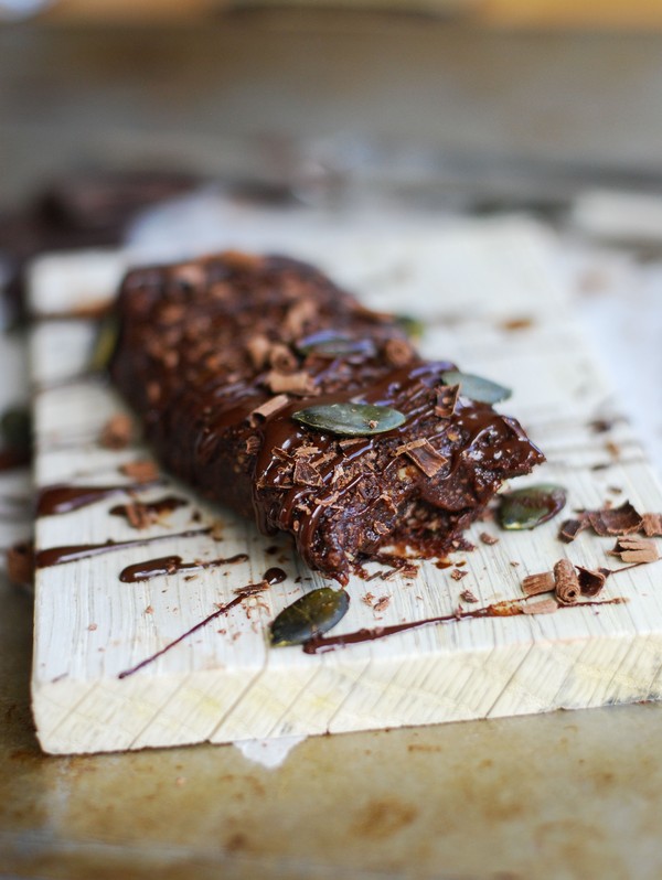Chokladbar med pumafrö - Baka Sockerfritt