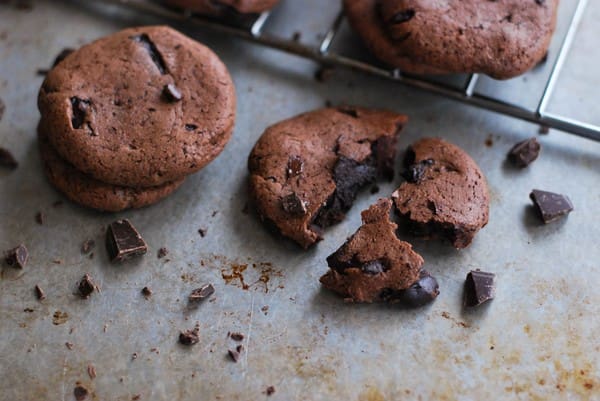 Chocolate chip cookies (mjölfria) - Baka Sockerfritt