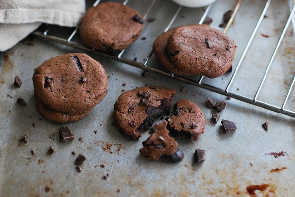 Chocolate chip cookies utan mjöl - Baka Sockerfritt