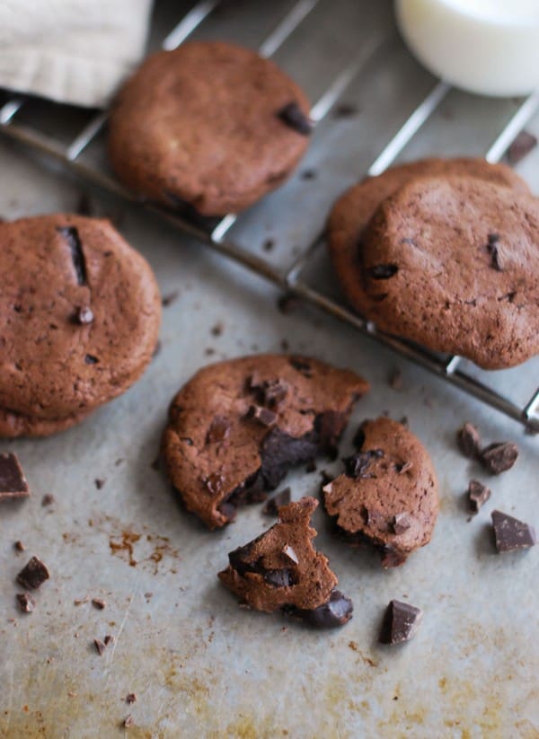 Chocolate chip cookies (mjölfria) - Baka Sockerfritt