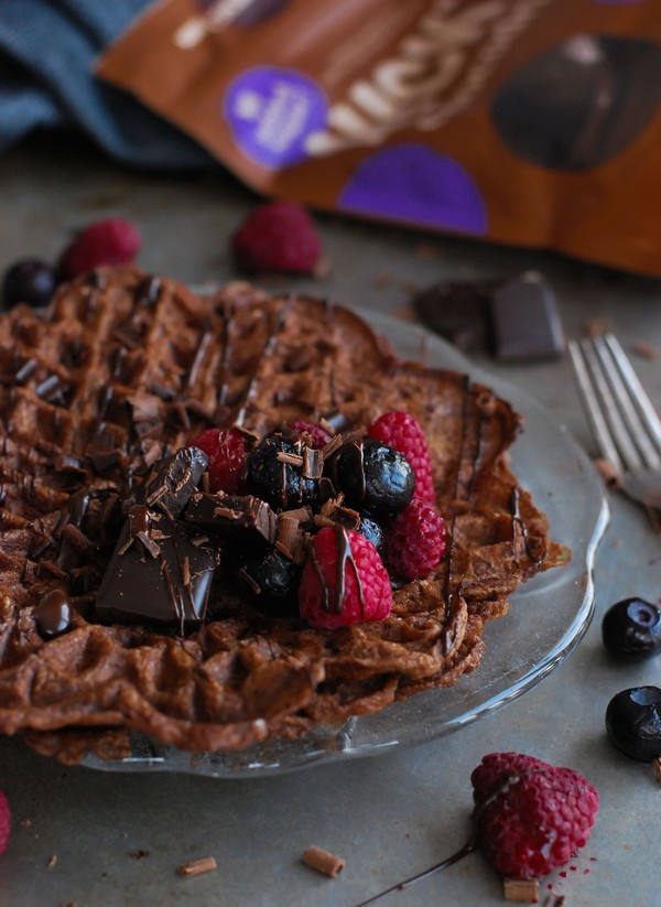 Glutenfria Chokladvåfflor - Baka Sockerfritt