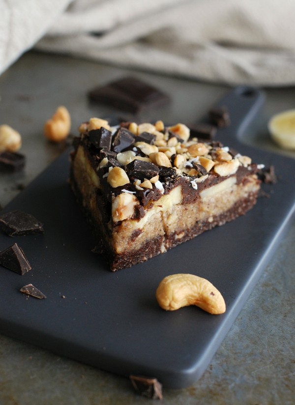 No bake Chocolate cashew pie - Baka Sockerfritt