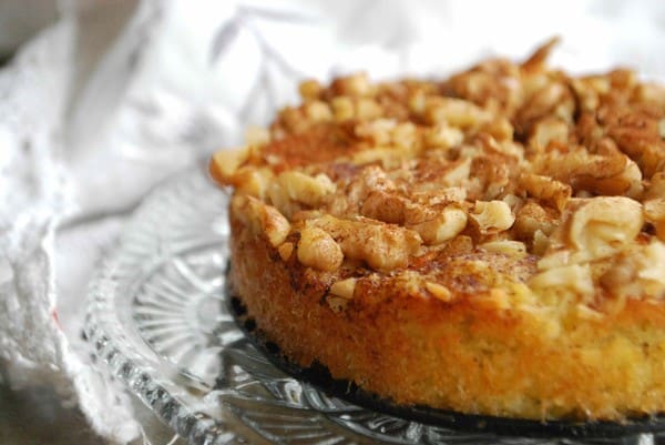 Äppelkaka med nötter - Baka Sockerfritt