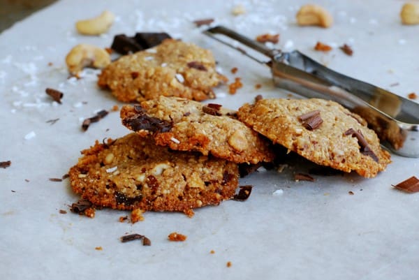 Knapriga kakor med cashewnötter - Baka Sockerfritt