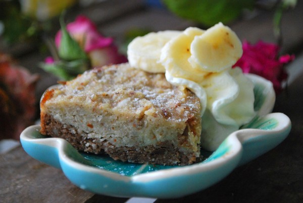 Banan- och chokladkaka i två lager - Baka Sockerfritt