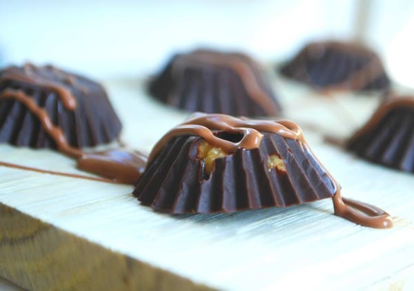Snabbt chokladgodis med jordnötssmör - Baka Sockerfritt