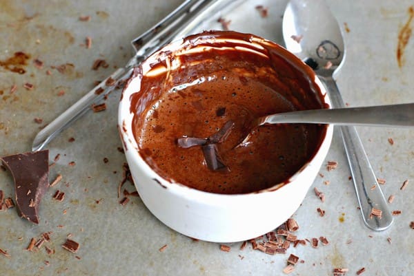 Vegansk chokladsås - Baka Sockerfritt
