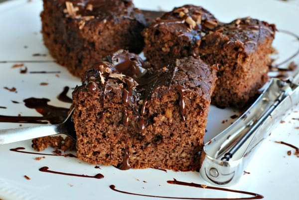 Chickpea brownie cake - Baka Sockerfritt