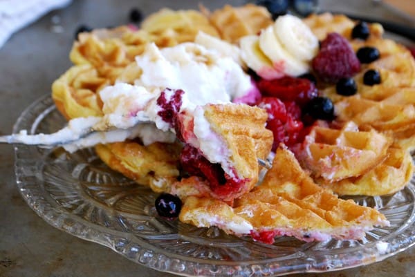 Våfflor, low carb - Baka Sockerfritt