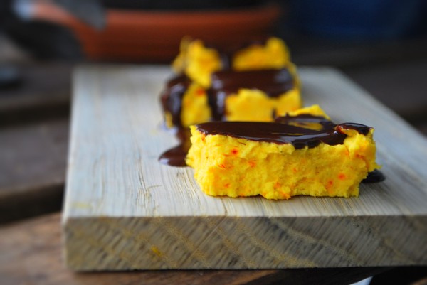 Saffransrutor med choklad - Baka Sockerfritt
