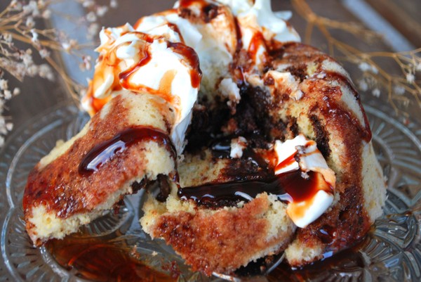 Mazarinmugcake med choklad - Baka Sockerfritt
