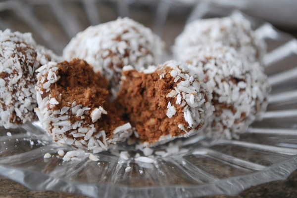 Chokladbollar med butternutsquash - Baka Sockerfritt