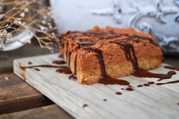 Salt och söt chokladmoussekaka - Baka Sockerfritt