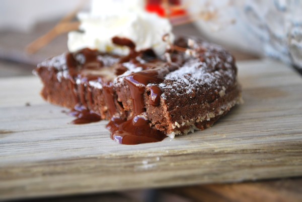 Kladdkaka (med vita bönor) - Baka Sockerfritt