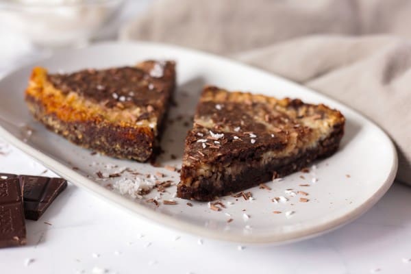 Bountykladdkaka, utan tillsatt socker - Baka Sockerfritt
