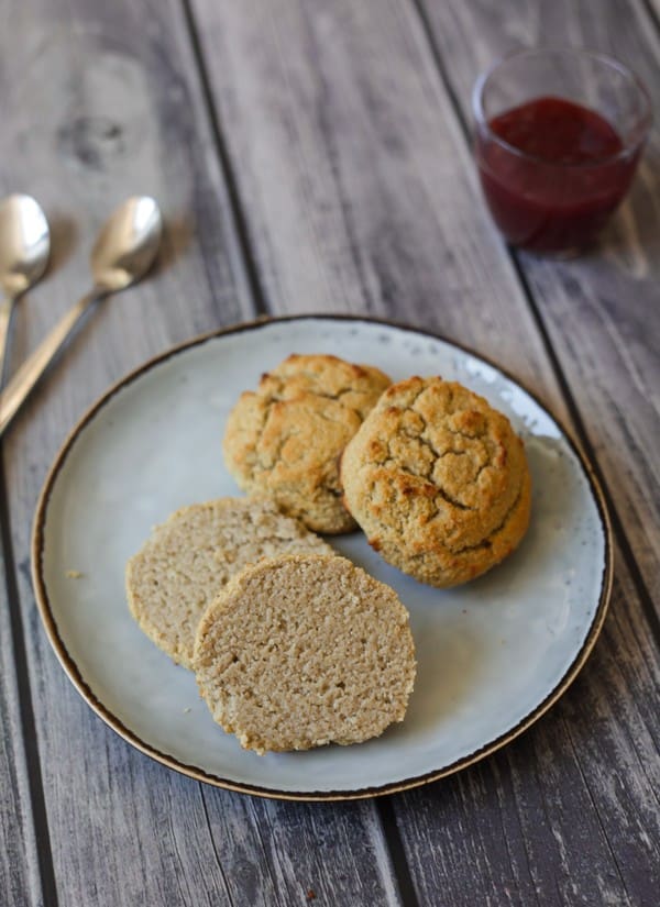 Mandelscones, utan gluten - Baka Sockerfritt
