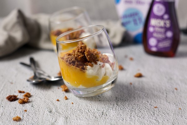 Vallmo- och aprikosdessert - Baka Sockerfritt