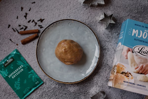 Glutenfria pepparkakor med mjölmix - Baka Sockerfritt