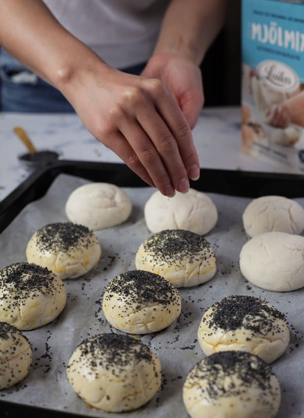 Frukostfrallor utan gluten - Baka Sockerfritt
