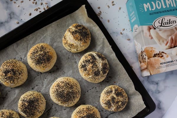 Frukostfrallor utan gluten - Baka Sockerfritt