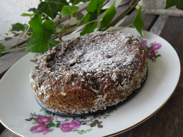 Sötpotatiskaka med choklad - Baka Sockerfritt