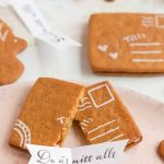 Lyckobrev av pepparkaksdeg - Baka Sockerfritt